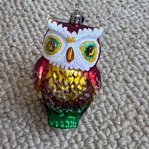 Retired Christopher Radko Owl Ornament